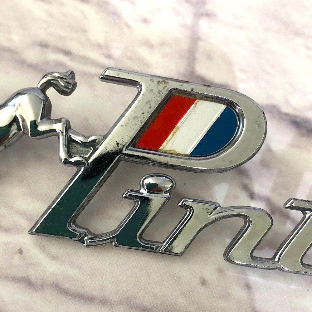 Pinto Mustang Metal Car Badge Chrome Emblem OS